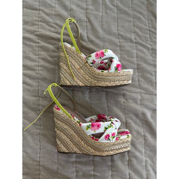 Betsey Johnson Pansie Platform Espadrille sz 6.5 - Picture 1 of 5